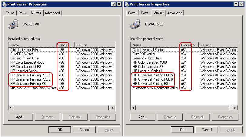 Installing the HP Universal Print Drivers Citrix/Terminal Servers | J House Consulting - DevOps, Microsoft, Citrix & Desktop Virtualisation (VDI) - +61 413