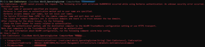 Get-CimInstance Sick Machine